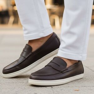 NEW Cole Haan Hyannis Men's Brown Leather Loafers 10